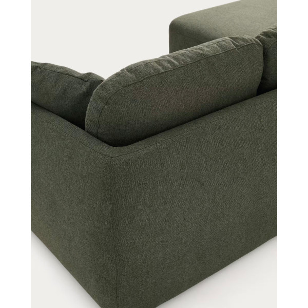 Угловой диван раскладной 3-местный La Forma Laira S00175AU19 Зеленый 246 см-7