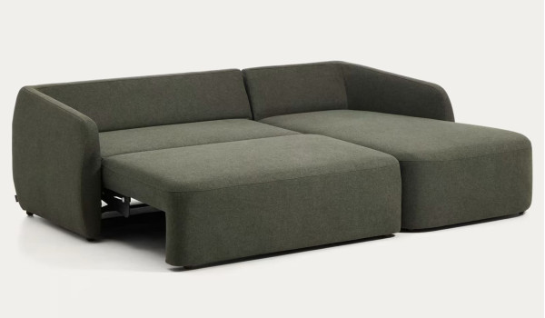Угловой диван раскладной 3-местный La Forma Laira S00175AU19 Зеленый 246 см-4