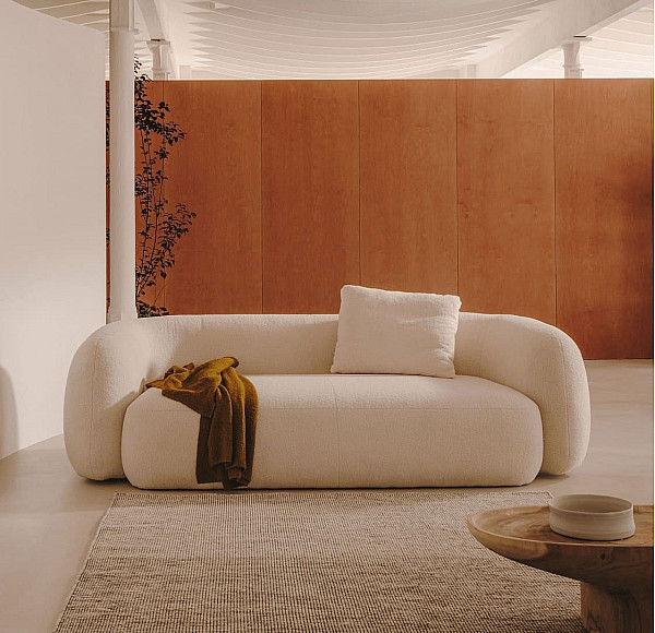 Диван 3-местный La Forma MARTINA S83130HI39 Белый 240 см-0