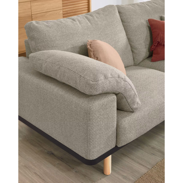 Диван 3-местный с подушками La Forma NOA S719GC12 Бежевый-2