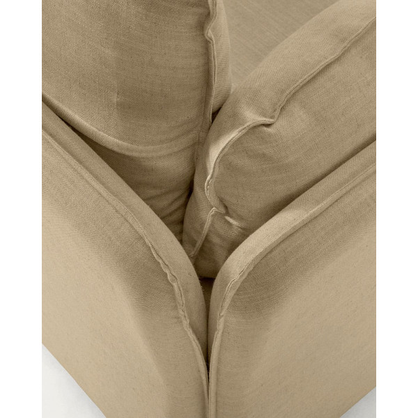 Диван раскладной La Forma TANIT S799_60_SN12 Бежевый 210 см-9