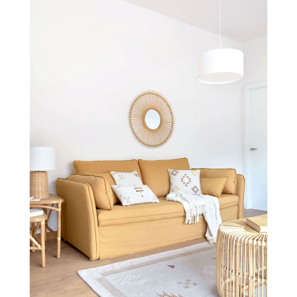 Диван раскладной La Forma TANIT S799_60_SN81 Горчичный 210 см-2
