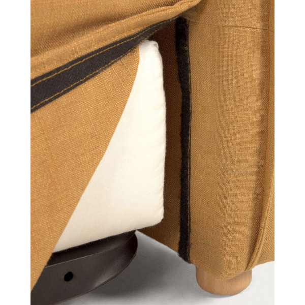 Диван раскладной La Forma TANIT S799_60_SN81 Горчичный 210 см-9