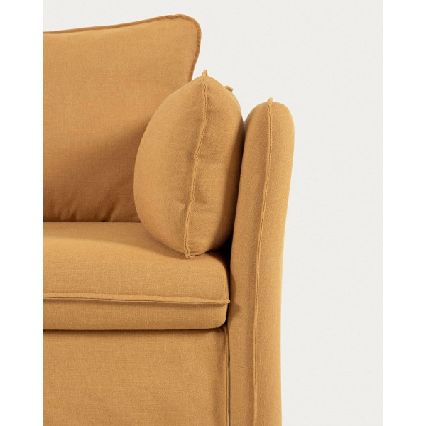 Диван раскладной La Forma TANIT S799_60_SN81 Горчичный 210 см-6