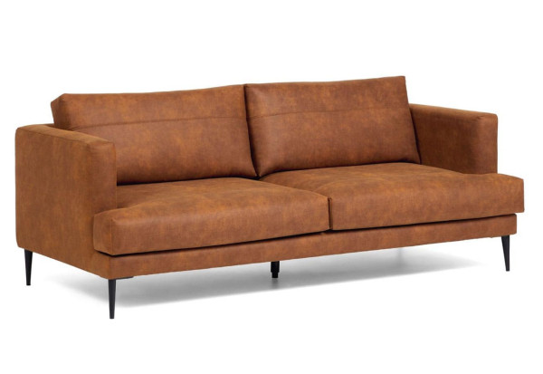 Диван 2-местный La Forma VINNY S490PT86 Светло-коричневый 183 см-4