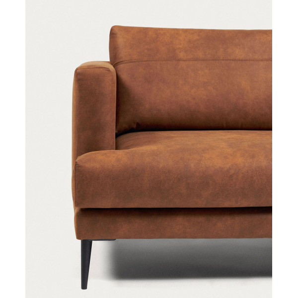 Диван 2-местный La Forma VINNY S490PT86 Светло-коричневый 183 см-7