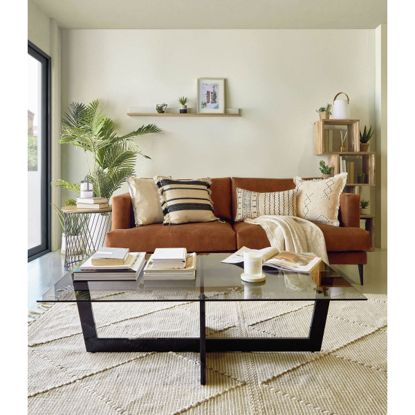 Диван 2-местный La Forma VINNY S490PT86 Светло-коричневый 183 см-1