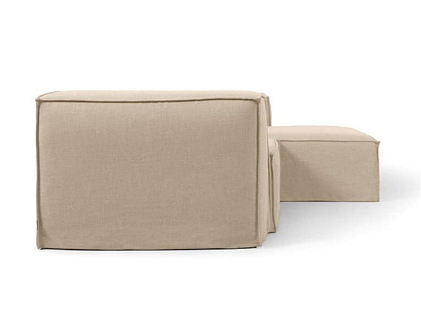 Кутовий диван 2-місний з правим шезлонгом La Forma BLOK S574SN12 Бежевий 240 см-2
