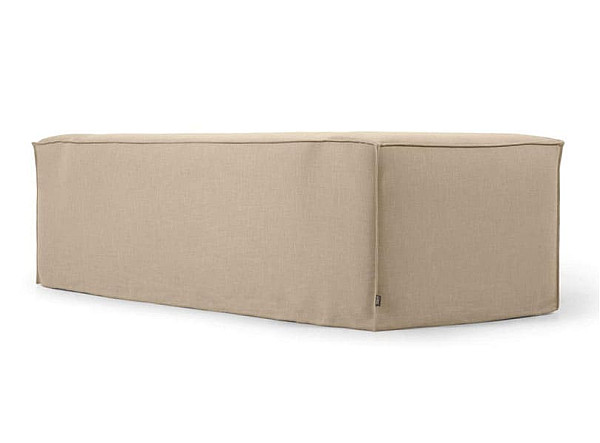 Кутовий диван 2-місний з правим шезлонгом La Forma BLOK S574SN12 Бежевий 240 см-3