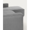 Угловой диван 3-местный с правым шезлонгом La Forma BLOK S752LN15 Серый вельвет 300 см-7-thumb