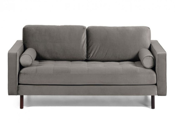 Диван 2-местный La Forma BOGART S547JU03 Серый бархат 182 см-1