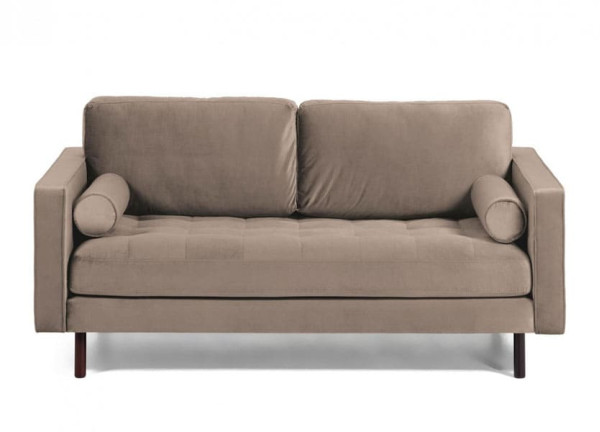 Диван 2-місний La Forma BOGART S547JU85 Бежевий оксамит 182 см-1