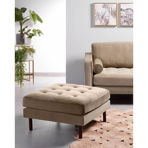 Диван 2-місний La Forma BOGART S547JU85 Бежевий оксамит 182 см-6