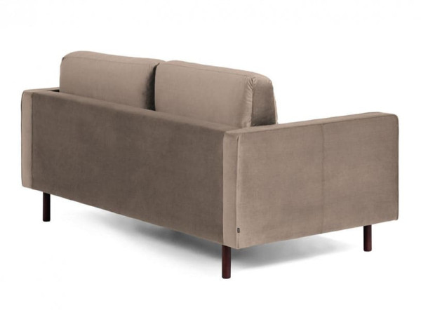 Диван 2-місний La Forma BOGART S547JU85 Бежевий оксамит 182 см-8