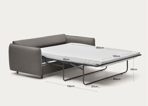 Диван-кровать 2-местный La Forma CARLOTA S80660AU15 Серый шенилл-9