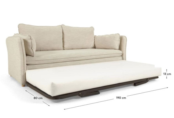 Диван раскладной La Forma TANIT S799_60_SN39 Молочный 210 см-13