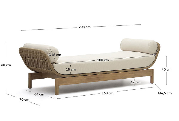 Диван La Forma CATALINA J1300008JJ12 Бежевый-7