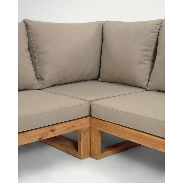 Диван угловой La Forma FLAVIINA CC2097J10 5-местный Серый-6