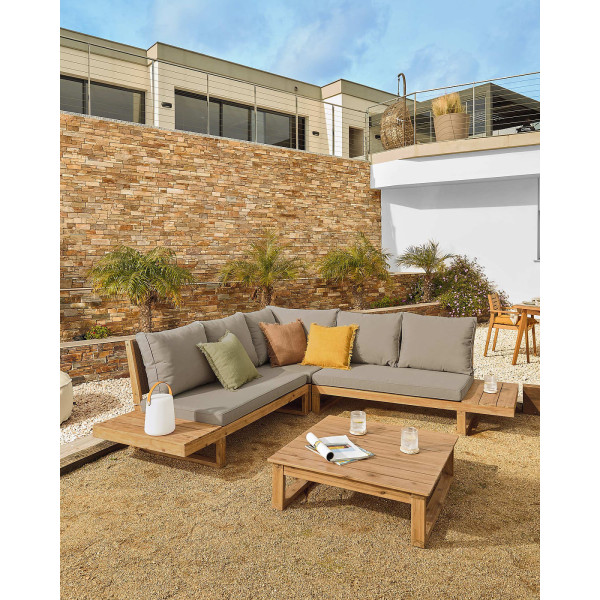 Диван угловой La Forma FLAVIINA CC2097J10 5-местный Серый-1