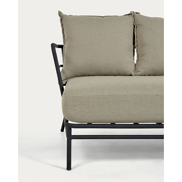 Диван La Forma MARELUZ S733J03 3-местный Черный-9