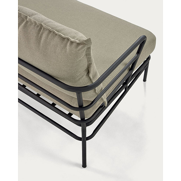 Диван La Forma MARELUZ S733J03 3-местный Черный-11