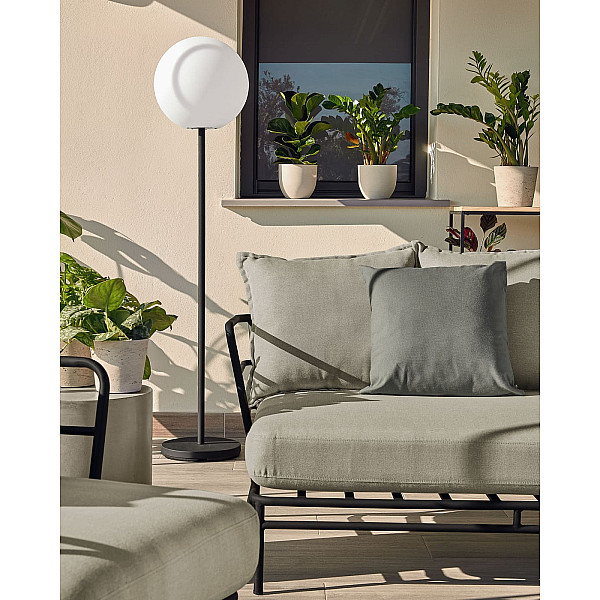 Диван La Forma MARELUZ S733J03 3-местный Черный-5