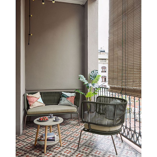 Диван La Forma NADIN S737J19 2-местный Зеленый-1