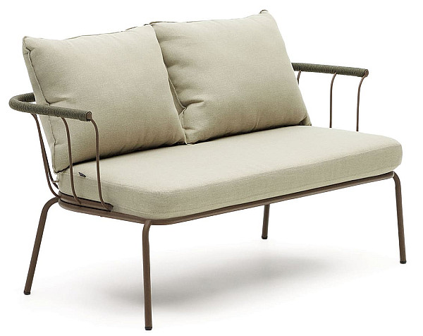 Диван La Forma SALGUER J1400005RR19 2-местный Коричневый-3