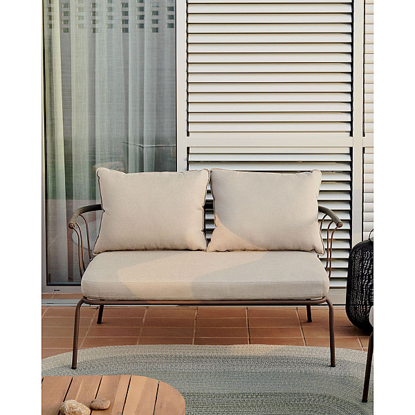 Диван La Forma SALGUER J1400005RR19 2-местный Коричневый-1