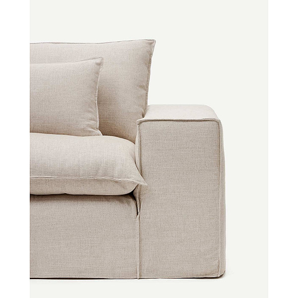 Диван 3-местный La Forma ANARELA S83730JP12 Бежевый 280 см-8