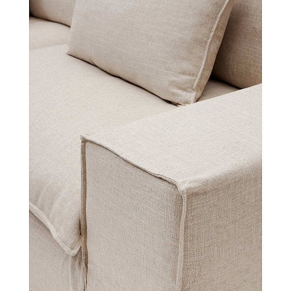 Диван 3-местный La Forma ANARELA S83730JP12 Бежевый 280 см-10