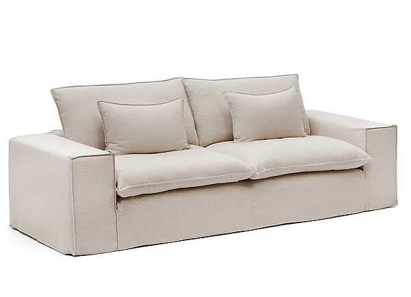 Диван 3-местный La Forma ANARELA S83730JP12 Бежевый 280 см-4