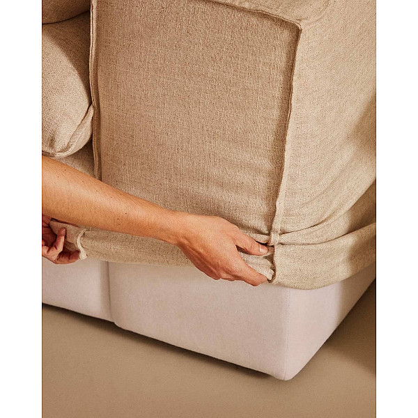 Диван 3-местный La Forma ANARELA S83730JP12 Бежевый 280 см-6