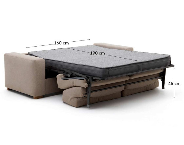 Диван-ліжко 3 місний La Forma ANLEY S82961AU12 Бежевий 224 см-11