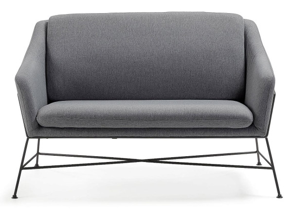 Диван 2-місний La Forma BRIDA S521J02 Темно-сірий-2