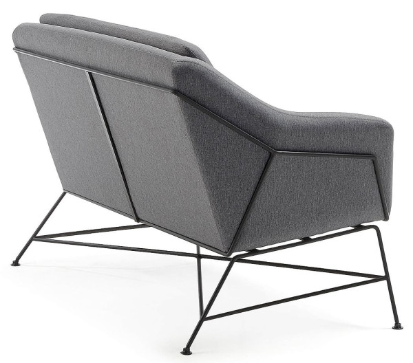 Диван 2-місний La Forma BRIDA S521J02 Темно-сірий-5