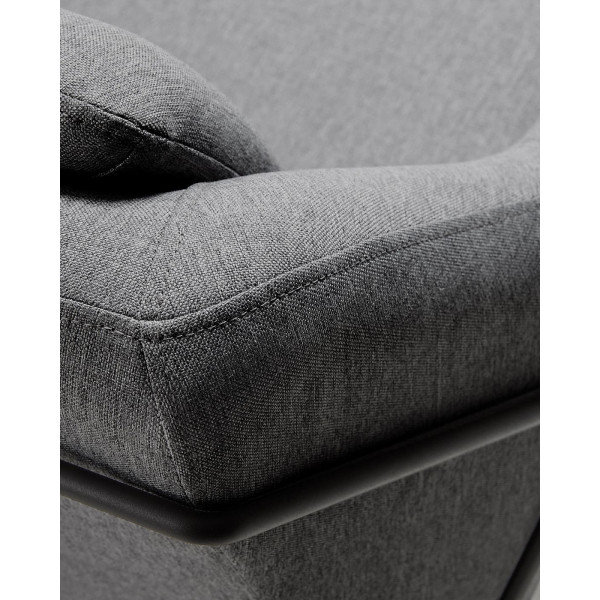 Диван 2-місний La Forma BRIDA S521J02 Темно-сірий-7
