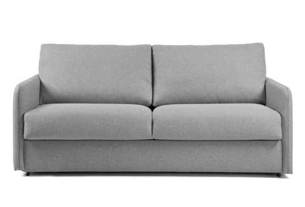 Диван-кровать 2 местный La Forma KOMOON S473CH14 матрас полиуретан Светло-серый 160 см-0
