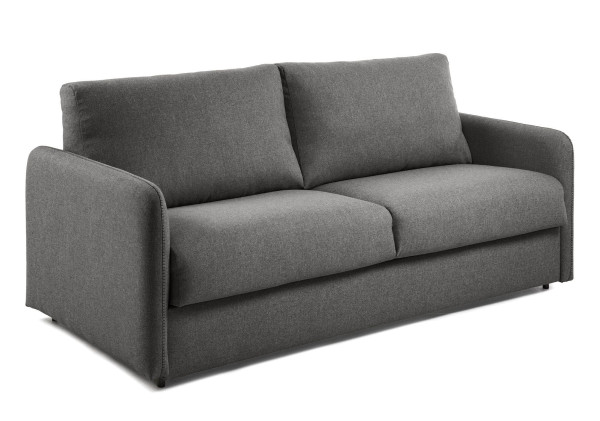 Диван-ліжко 2 місний La Forma KOMOON S471CH02 матрац поліуретан Темно-сірий 140 см-1