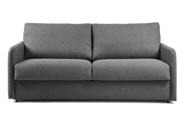 Диван-ліжко 2 місний La Forma KOMOON S471CH02 матрац поліуретан Темно-сірий 140 см-0