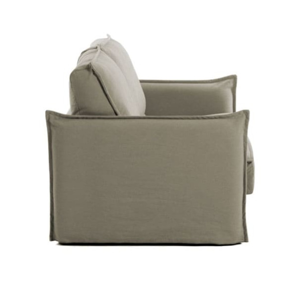 Диван-кровать 2 местный La Forma SAMSA S470BL12 матрас вискоза Бежевый 140 см-2