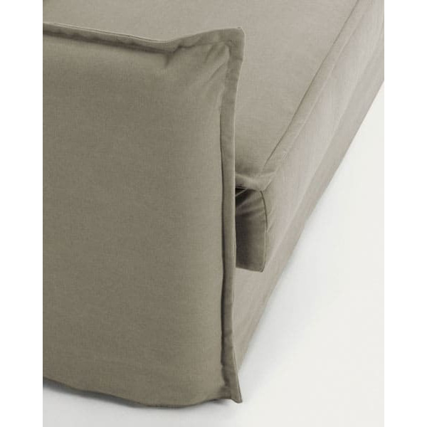 Диван-кровать 2 местный La Forma SAMSA S470BL12 матрас вискоза Бежевый 140 см-12