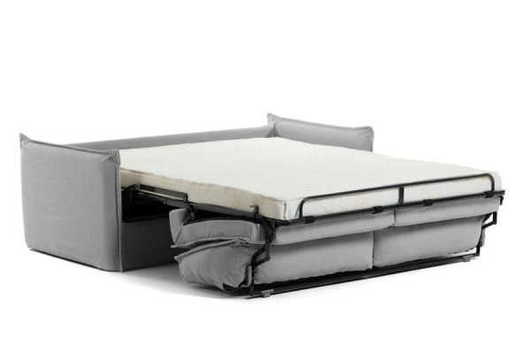 Диван-кровать 2 местный La Forma SAMSA S473BL14 матрас полиуретан Серый 160 см-11