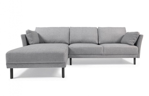 Угловой диван 3-местный с левым шезлонгом La Forma GILMA S793_41_MN14 Серый 260 см-0