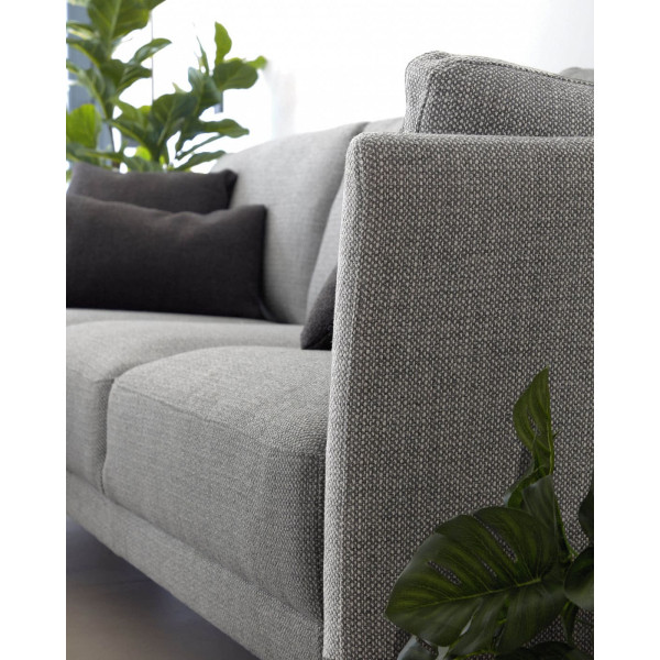 Угловой диван 3-местный с левым шезлонгом La Forma GILMA S793_41_MN14 Серый 260 см-4