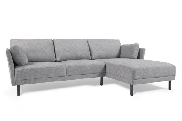 Угловой диван 3-местный с правым шезлонгом La Forma GILMA S793_41_MN14 Серый 260 см-1