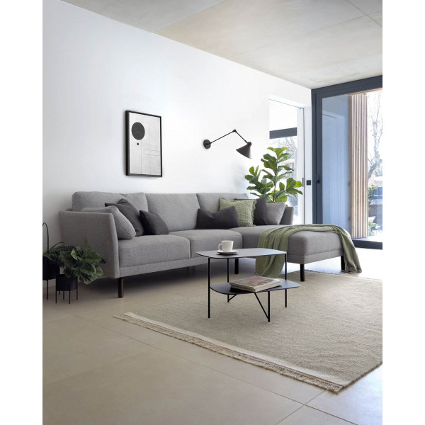 Угловой диван 3-местный с правым шезлонгом La Forma GILMA S793_41_MN14 Серый 260 см-2