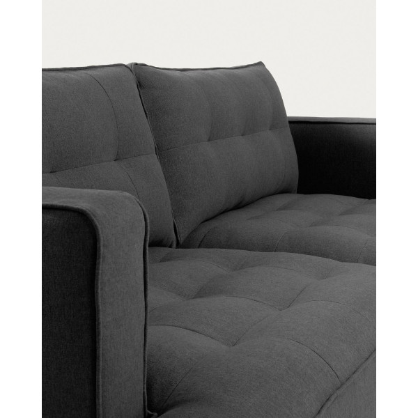 Диван 2-местный La Forma VINNY S489LD15 Темно-серый 183 см-6