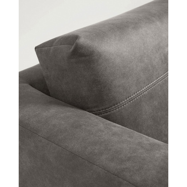 Диван 2-местный La Forma VINNY S490PT02 Темно-серый 183 см-5