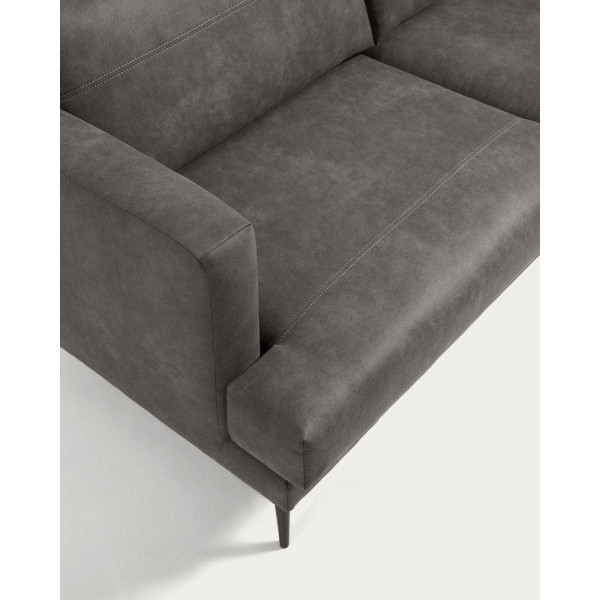 Диван 2-местный La Forma VINNY S490PT02 Темно-серый 183 см-7